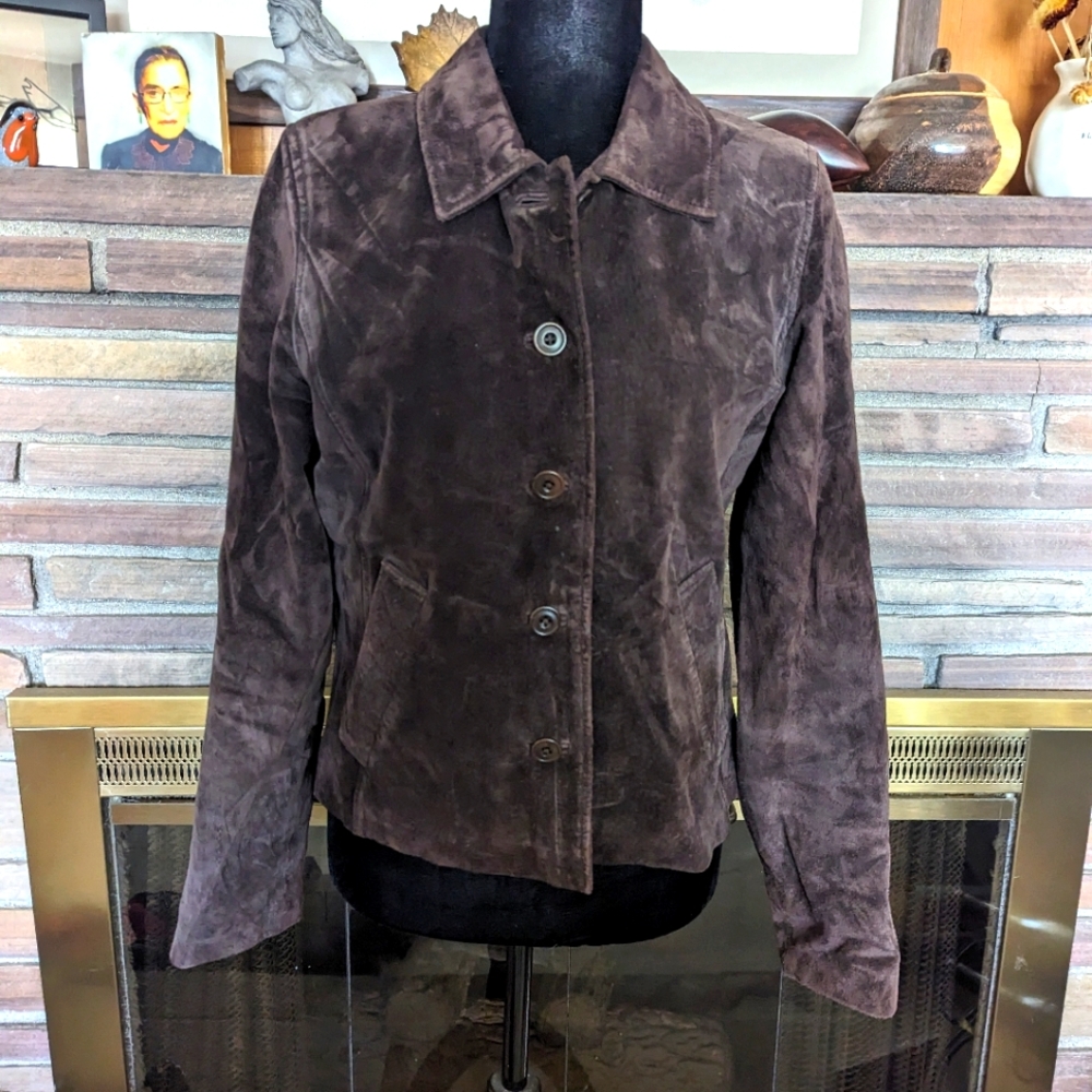 Suede David Brooks lined jacket